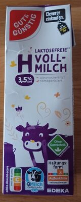 Laktosefreie H-Vollmilch 3,5%