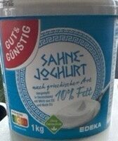 Sahne Joghurt 10%