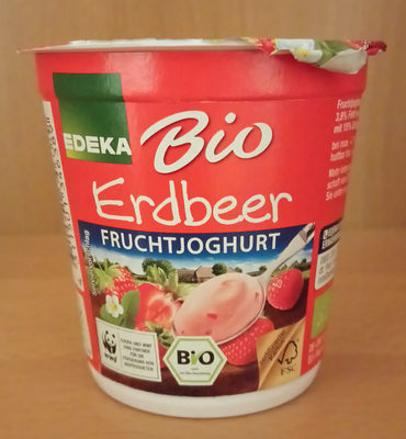 Erdbeer Fruchtjoghurt front packaging