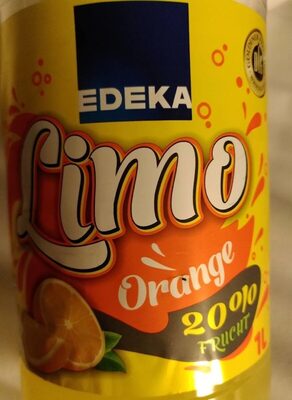 Orangen Limonade Mit 20% Fruchtgehalt, Orange front packaging