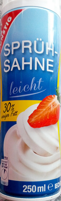 Sprühsahne leicht