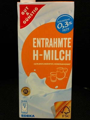 entrahmte H-Milch