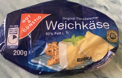 Weichkäse 60% Fett i. Tr.
