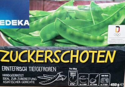 Zuckerschoten front packaging