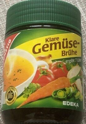 Klare Gemüsebrühe front packaging