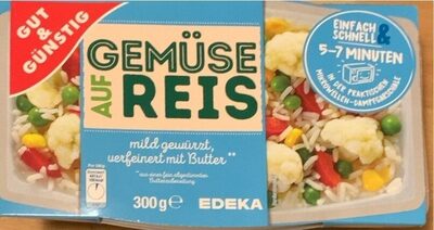 Gemüse auf Reis