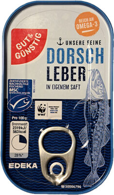 Cod Liver In Its Own Juice