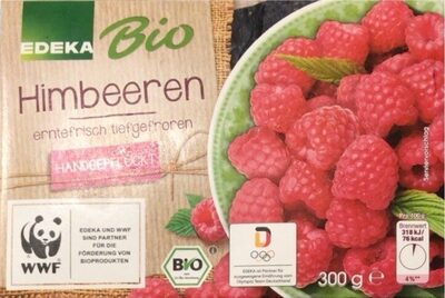 Himbeeren erntefrisch tiefgefroren