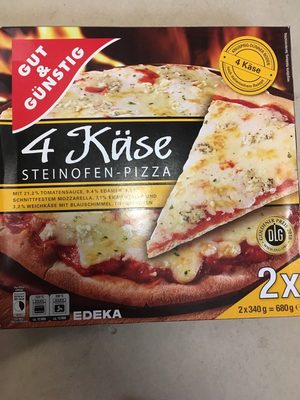 4-Käse-Steinofen-Pizza