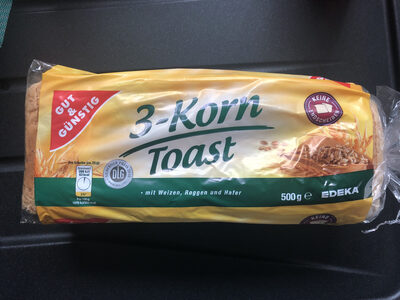 3-Korn Toast front packaging
