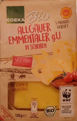 Allgäuer Emmentaler in Scheiben