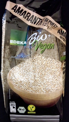 Amaranth gepufft front packaging