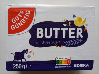 Deutsche Markenbutter  -  mildgesäuert