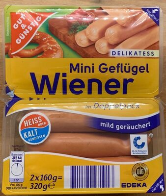 Mini-Geflügel-Wiener front packaging
