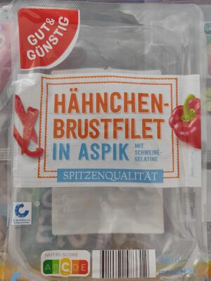 Hähnchen brust Filet in Aspik