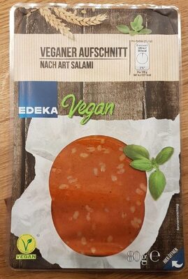 Veganer Aufschnitt nach Art Salami
