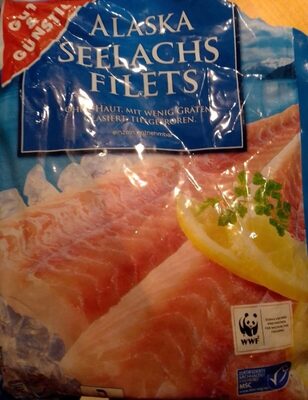 Alaska Seelachs Filets front packaging