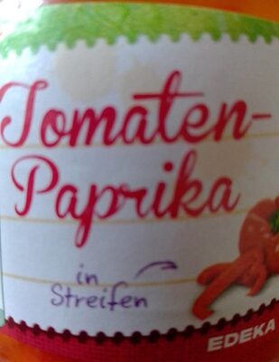 Tomatenpaprika in Streifen