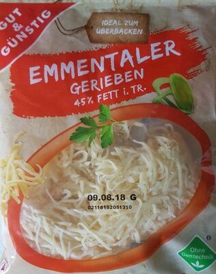 Emmentaler, gerieben