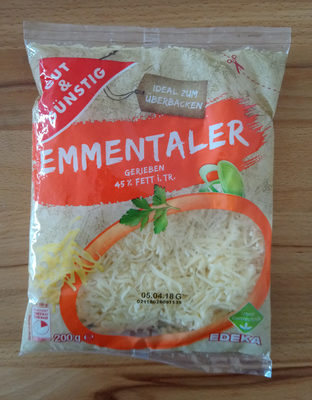 Emmentaler gerieben