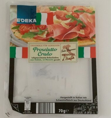 Prosciutto Crudo front packaging