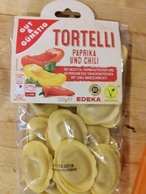Tortelli Paprika und Chili front packaging