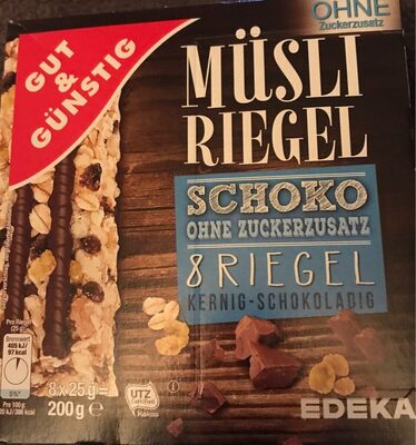 Müsli Riegel schoko