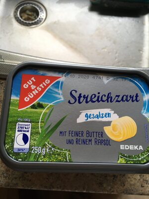 Butter Streichzart gesalzen front packaging