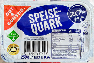 Speisequark 20% Fett i. Tr.
