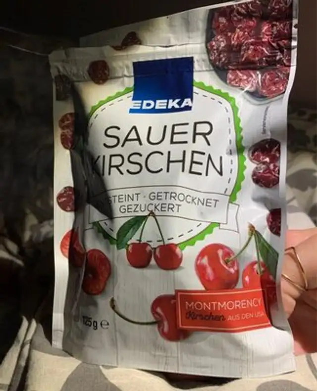 Sauer kirschen front packaging
