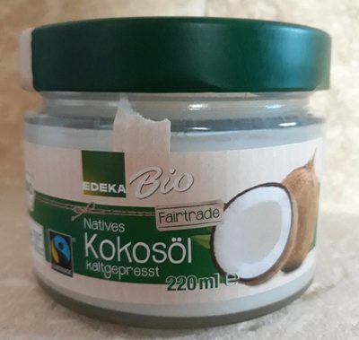 Kokosöl front packaging