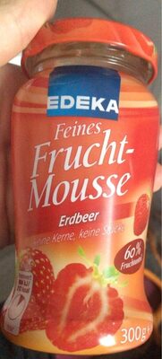 Feines Frucht-Mousse Erdbeer