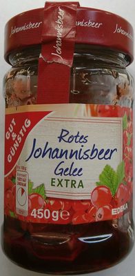 Rotes Johannisbeer Gelee Extra front packaging