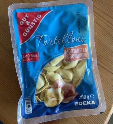 Tortelloni (Mortadella & Schinken) front packaging