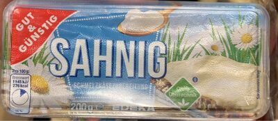 Sahnig Schmelzkäse front packaging