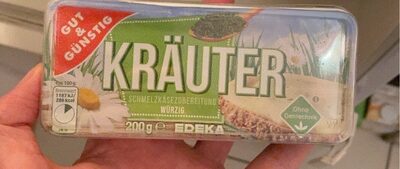 Kräuter Schmelzkäsezubereitung
