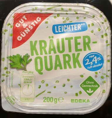 Kräuterquark, leichter