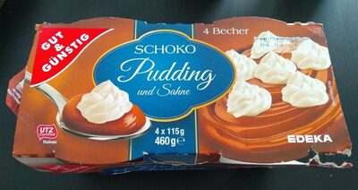 Schoko Pudding und Sahne