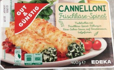 Cannelloni Frischkäse-Spinat
