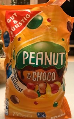 Peanut & choco front packaging