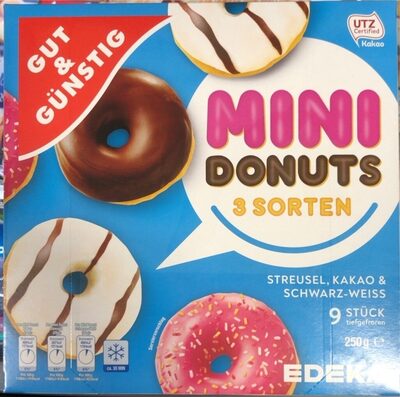 Mini Donuts front packaging