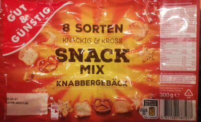 Snack Mix Knabbergebäck front packaging