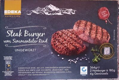 Edeka Steak Burger vom Simmentaler Rind