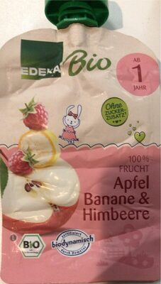 Apfel Banane & Himbeere front packaging