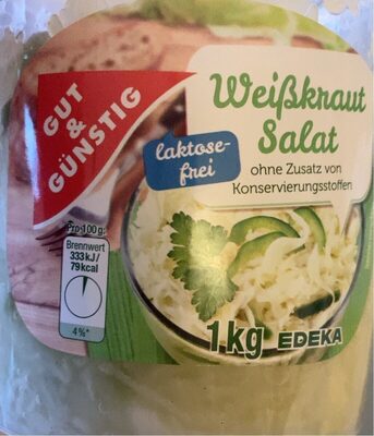 Weißkrautsalat front packaging