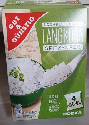 Kochbeutel-Reis Langkorn Spitzenreis front packaging