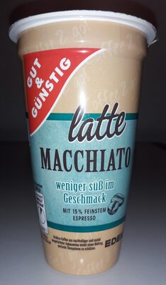 Latte Macchiato - weniger süß