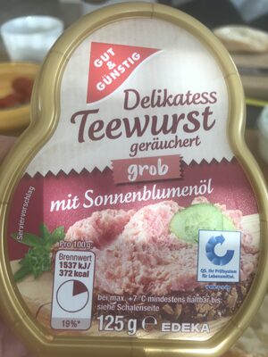 Delikatess Teewurst