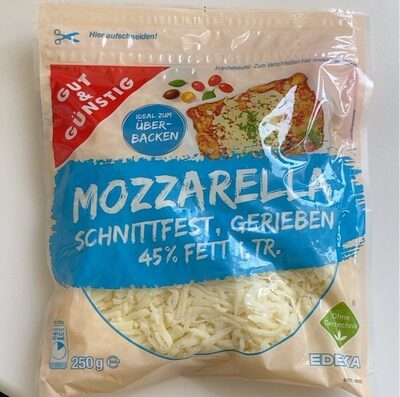 Mozzarella Schnittfest Gerieben