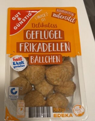 Geflügelfrikadellenbällchen